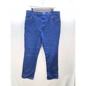 Rustler Vintage Straight Leg Jeans Mens 38/32 Blue Denim USA Made 90's 3127